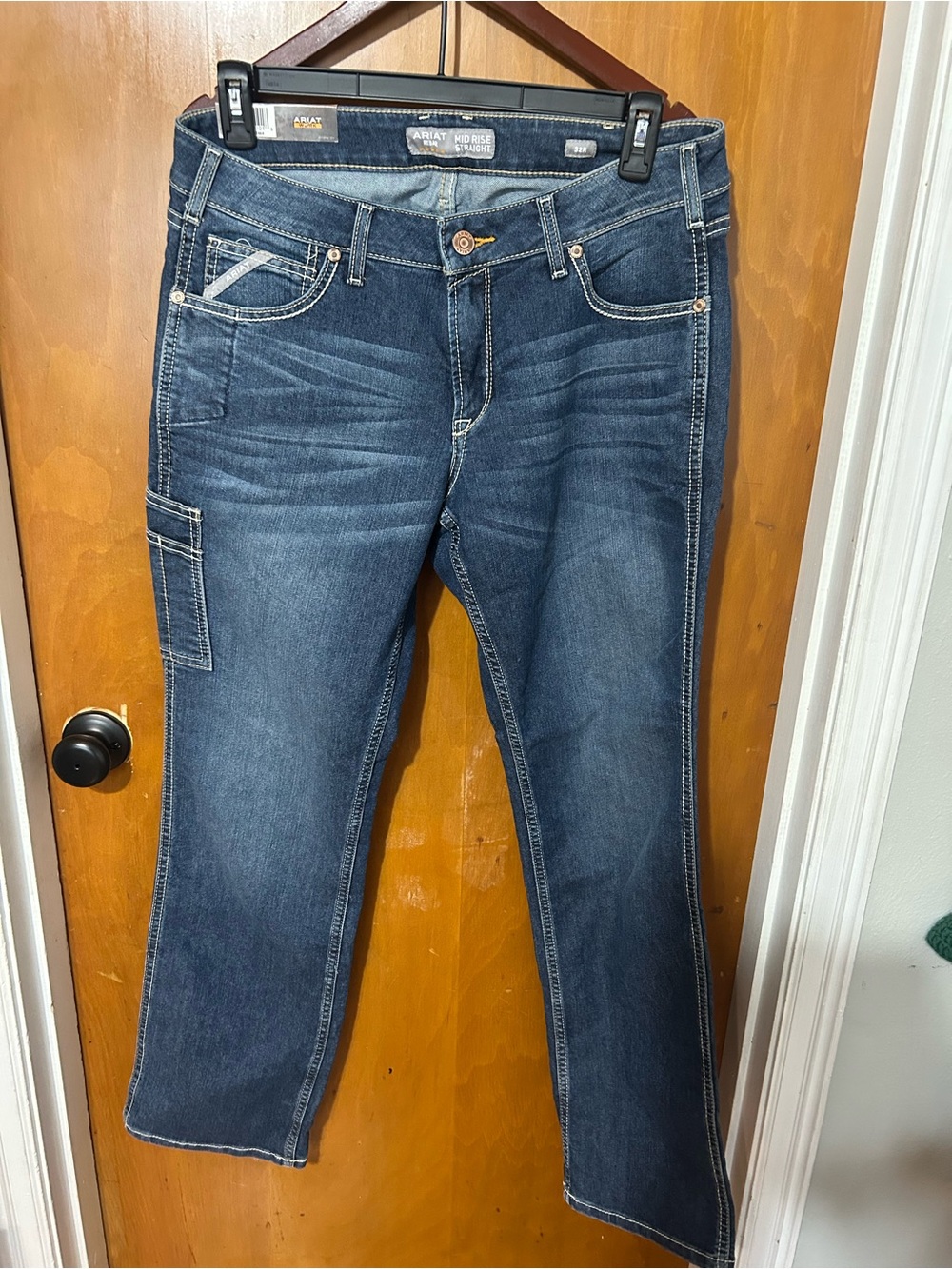 Ariat Rebar Mid Rise Straight Leg Jeans 32R NWT